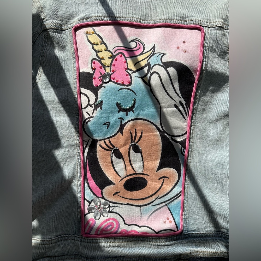 Disney - One of a Kind, Unique - Item Name: (Minnie) Pink Pony Jacket - denim - Picture 15 of 16